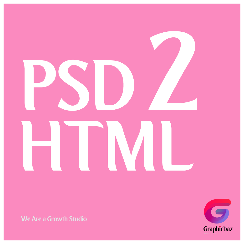 Convert Your Web Design Page as PSD Or PDF to HTML