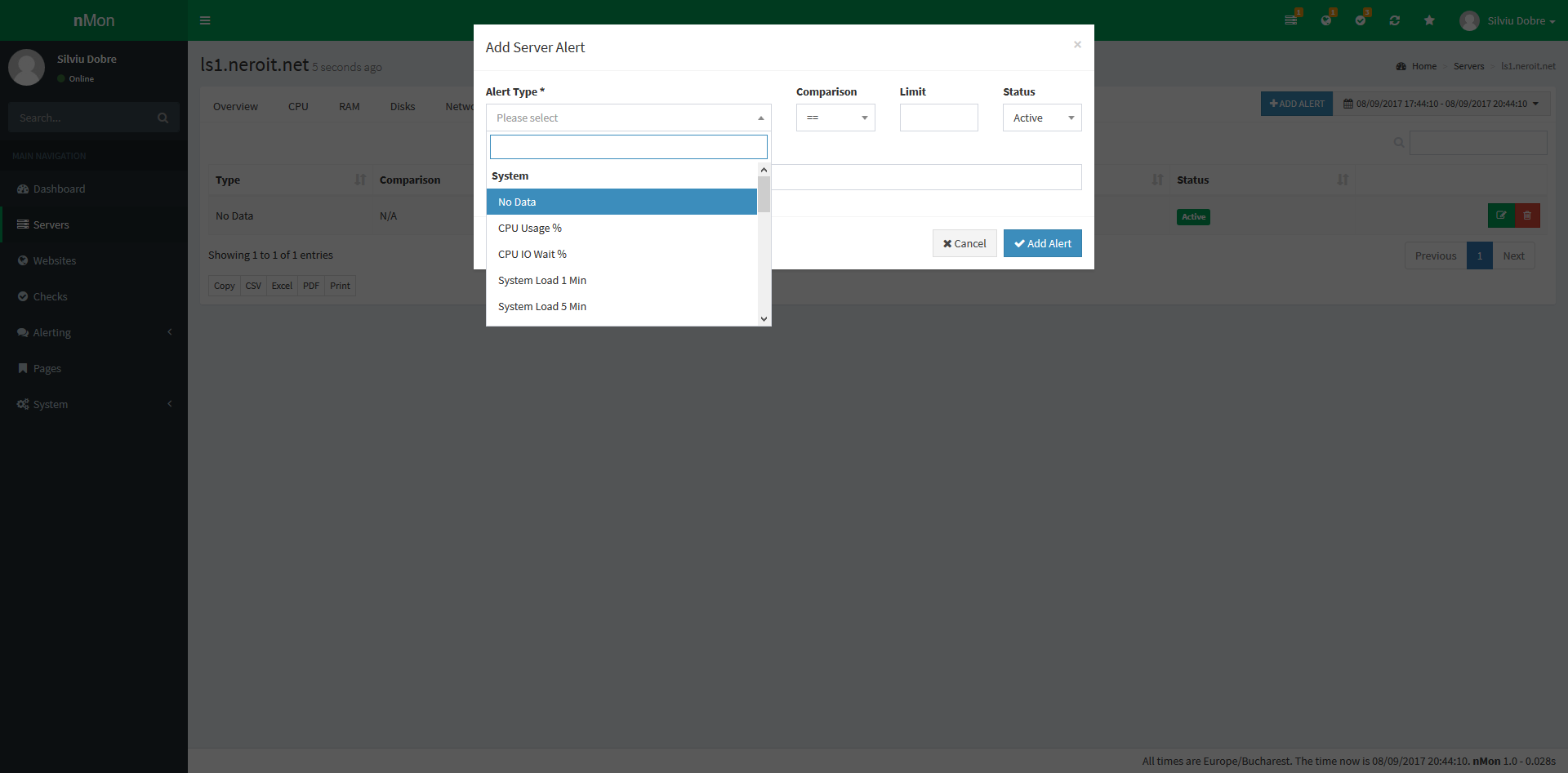 Full Website, Service & Server Monitoring platform with notifications
