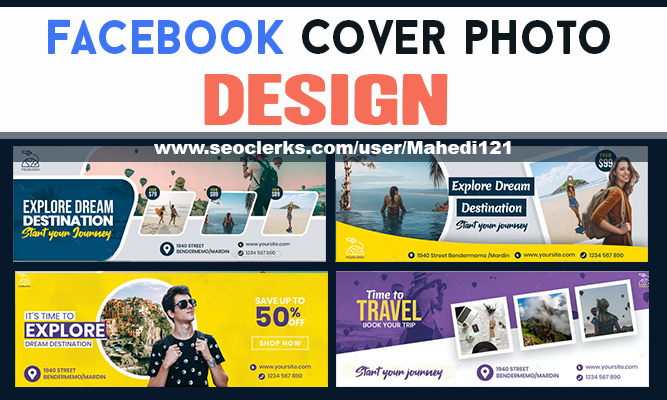 Design Attractive Facebook Cover photo