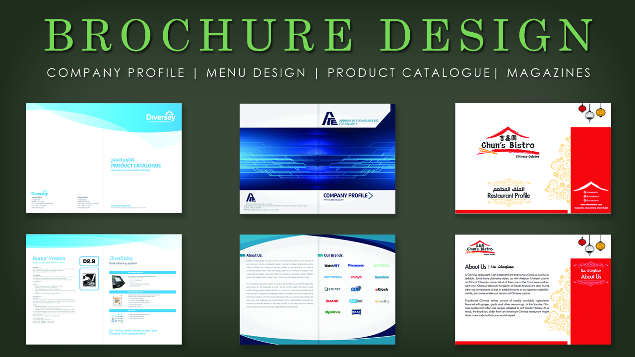 Design an eye catchy and print ready brochure
