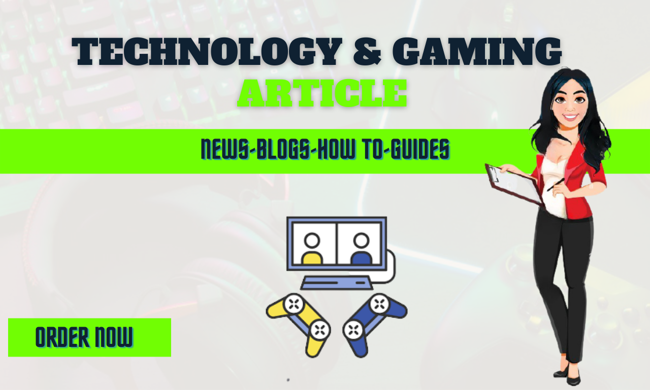 I will write gaming, tech and cryptocurrency related articles