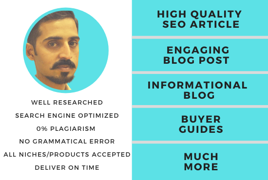 Write a high quality SEO article or engaging blog post content