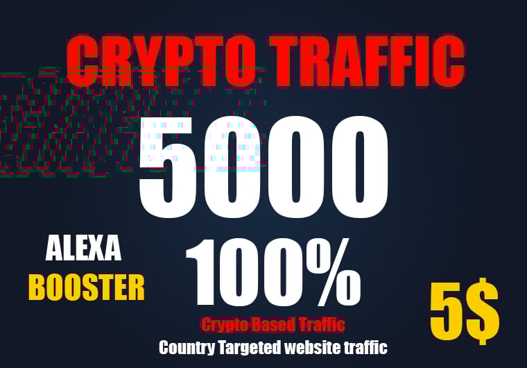Crypto based website Traffic for your website country...