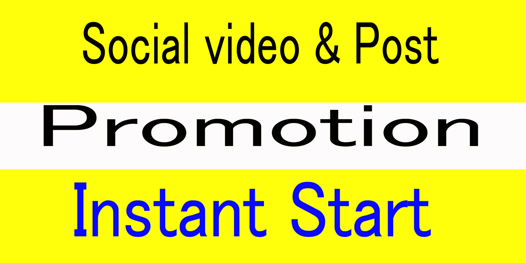 I will do instant promote organic social post and video 