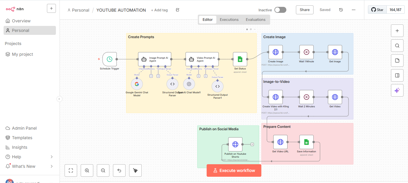Full Stack: n8n + Docker + Supabase + Traefik Proxy Manager