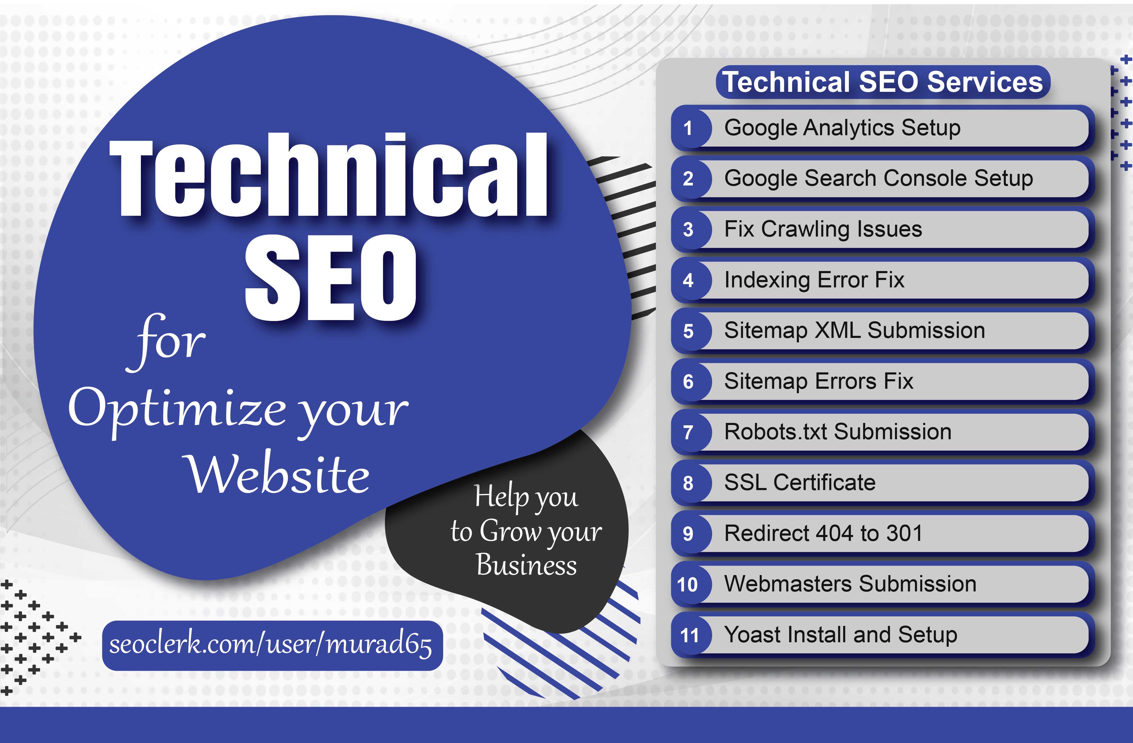 I Will do Technical SEO Optimizations for your Website for $10 - SEOClerks