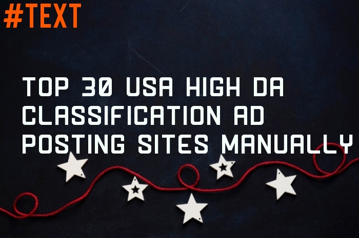 I will post your ad top 35 USA classified ad posting sites