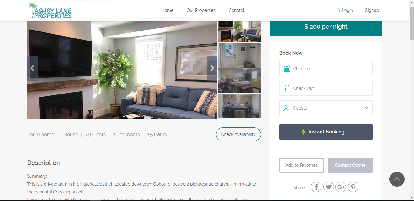 I'll develop a vacation rental property website with ical sync