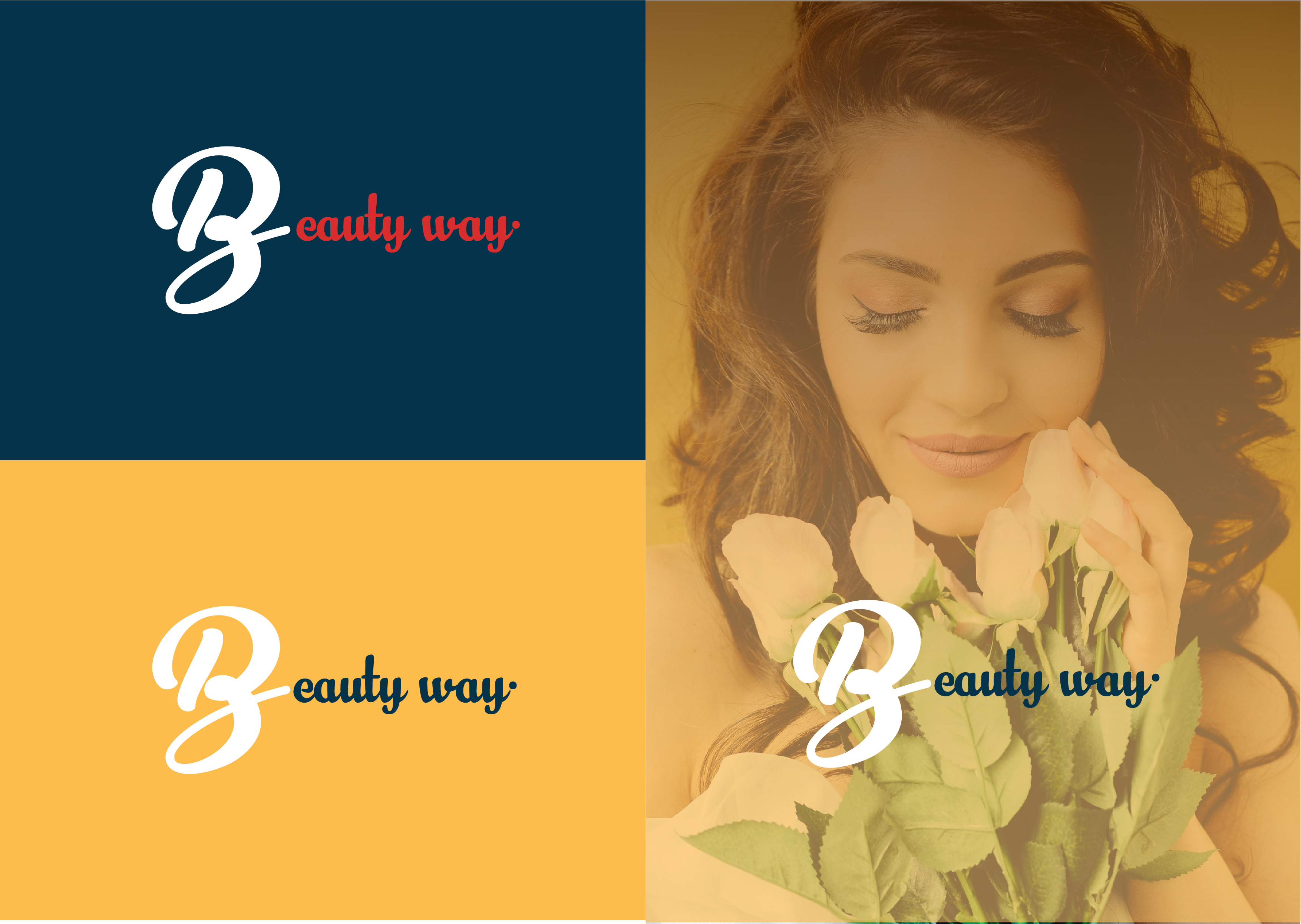 Design a minimalist Logo with mockups