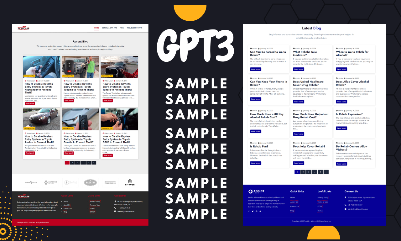 I Will Build Gpt3 Ai Automated Blogging on Your Preferable Niche with 200 Articles