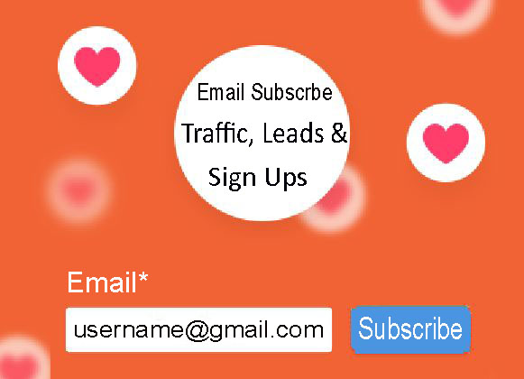 Boost your website, affiliate or referral link by 100+ email traffic and sign ups leads