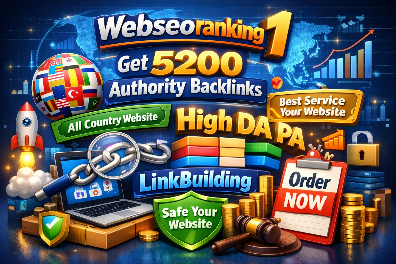 Get 5200 High Authority Backlinks to Rank Your Website Faster