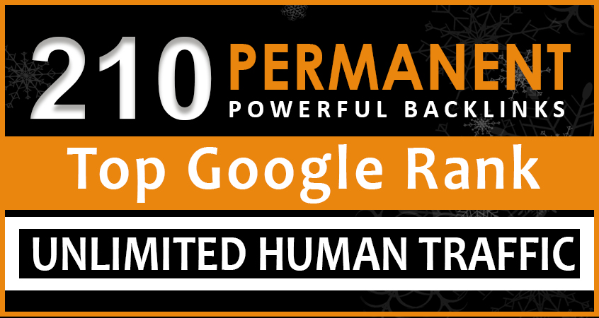 Top Google Rank Higher your Site With My Formidable 210 SEO Backlinks