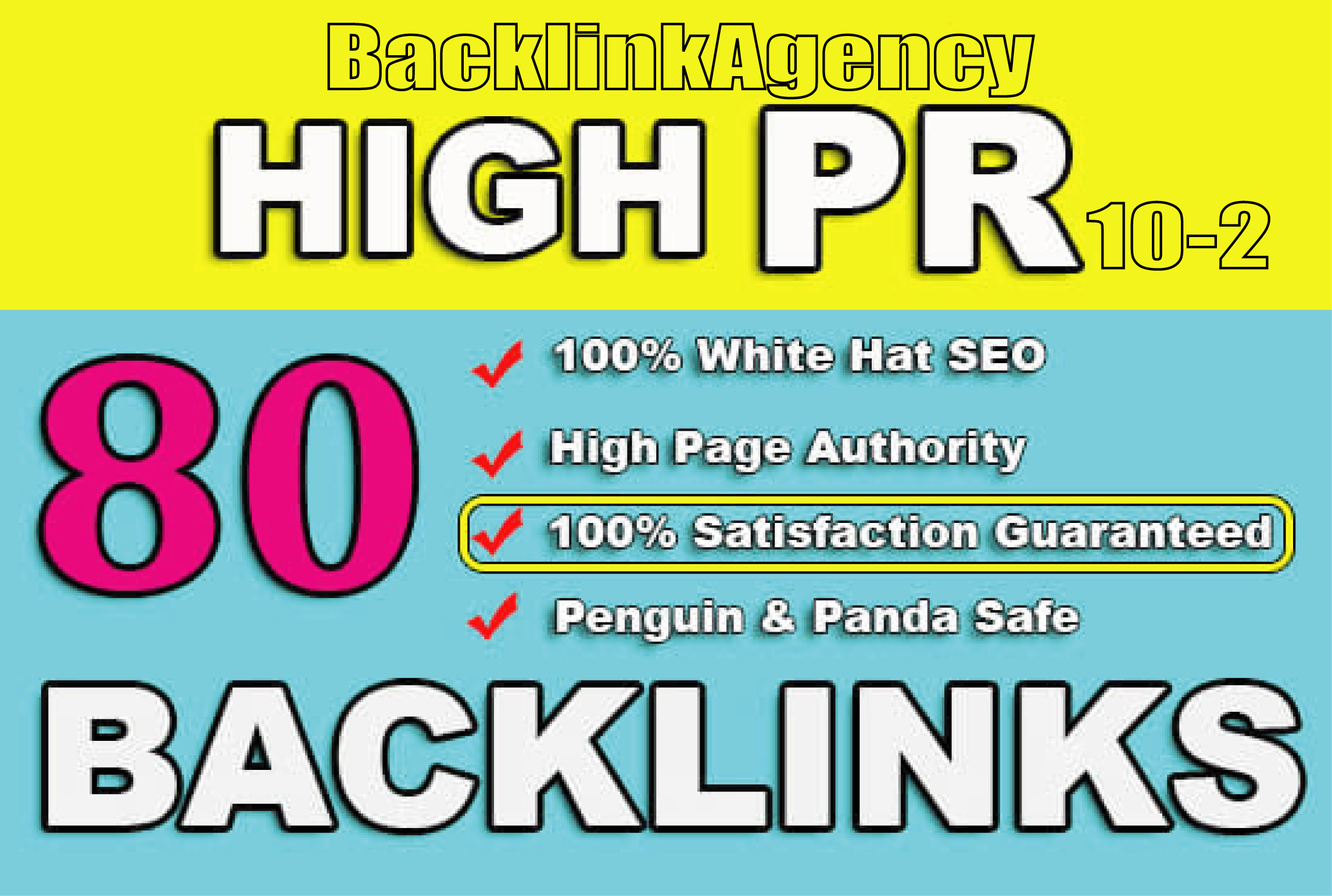 build 80 high authority usa SEO dofollow backlinks