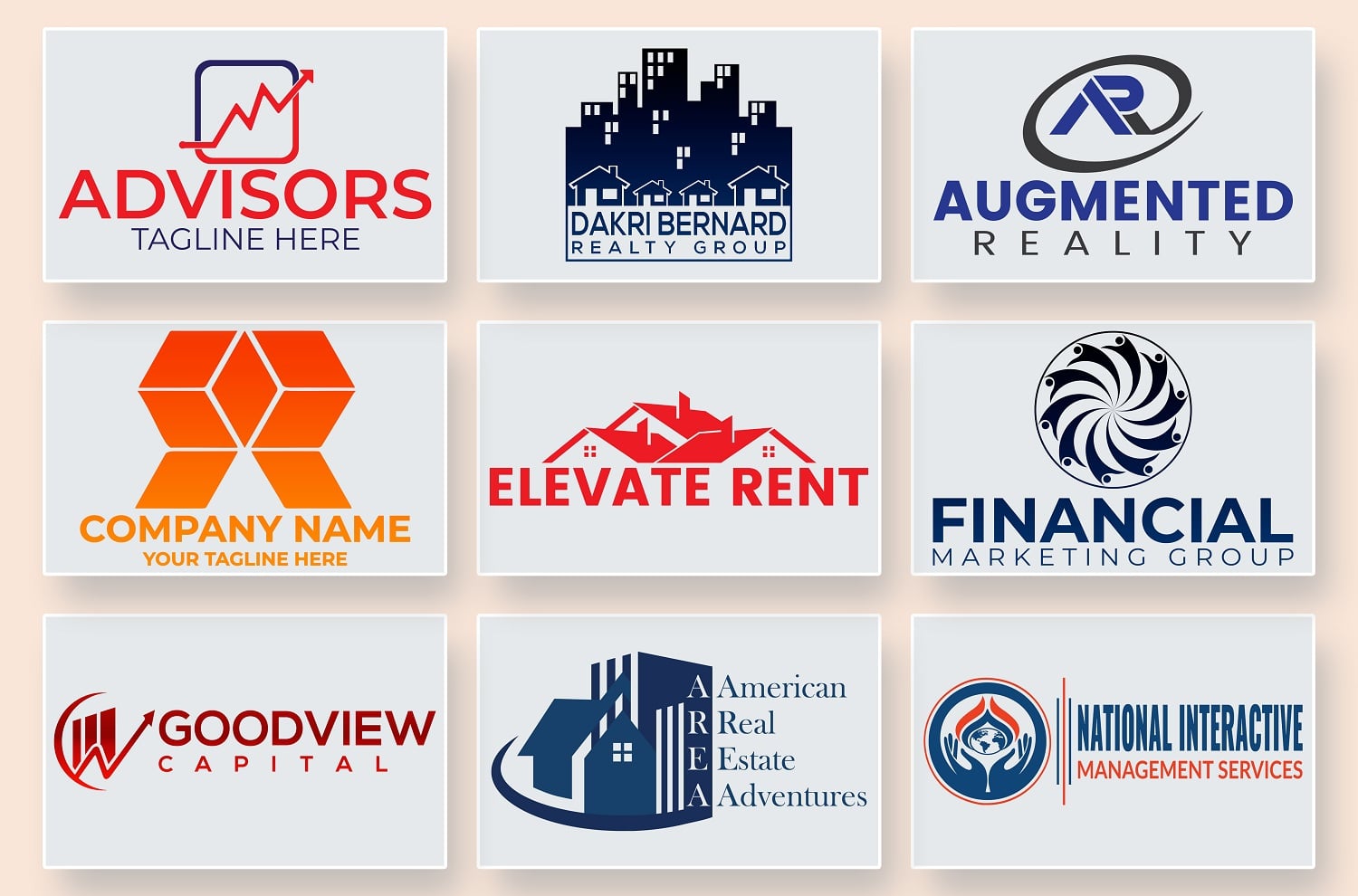 Real Estate Construction Property Home Logo Design in 24hr