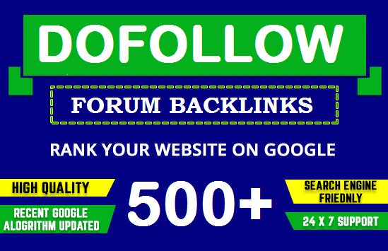 500 Plus Dofollow Forum Profile Backlinks to Boost Your Website Ranking