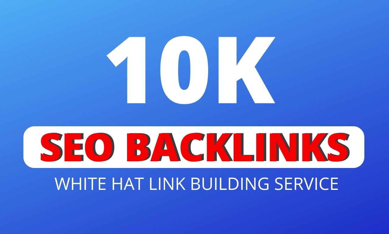 Get 10k SEO Backlinks Profile, Forum, Article, Blog, Wiki, Social, Trackback and Ping MIx Backlinks