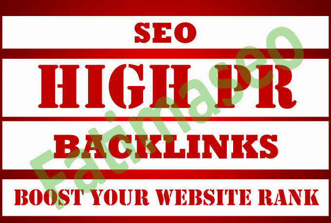 Create 50+ Real High Pr BACKLINKS, Dofollow, PR7, PR8, PR9, Authority links, get best Alexa rank 