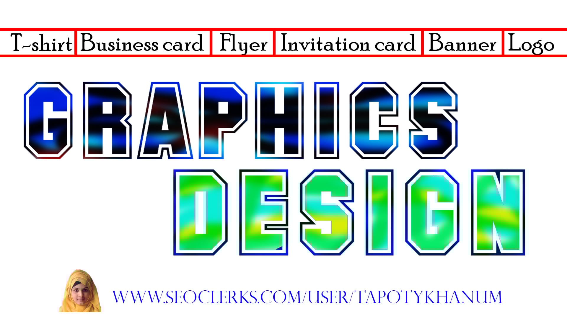T-shirt or logo or Business card or Flyer or Banner design or Photo manipulation