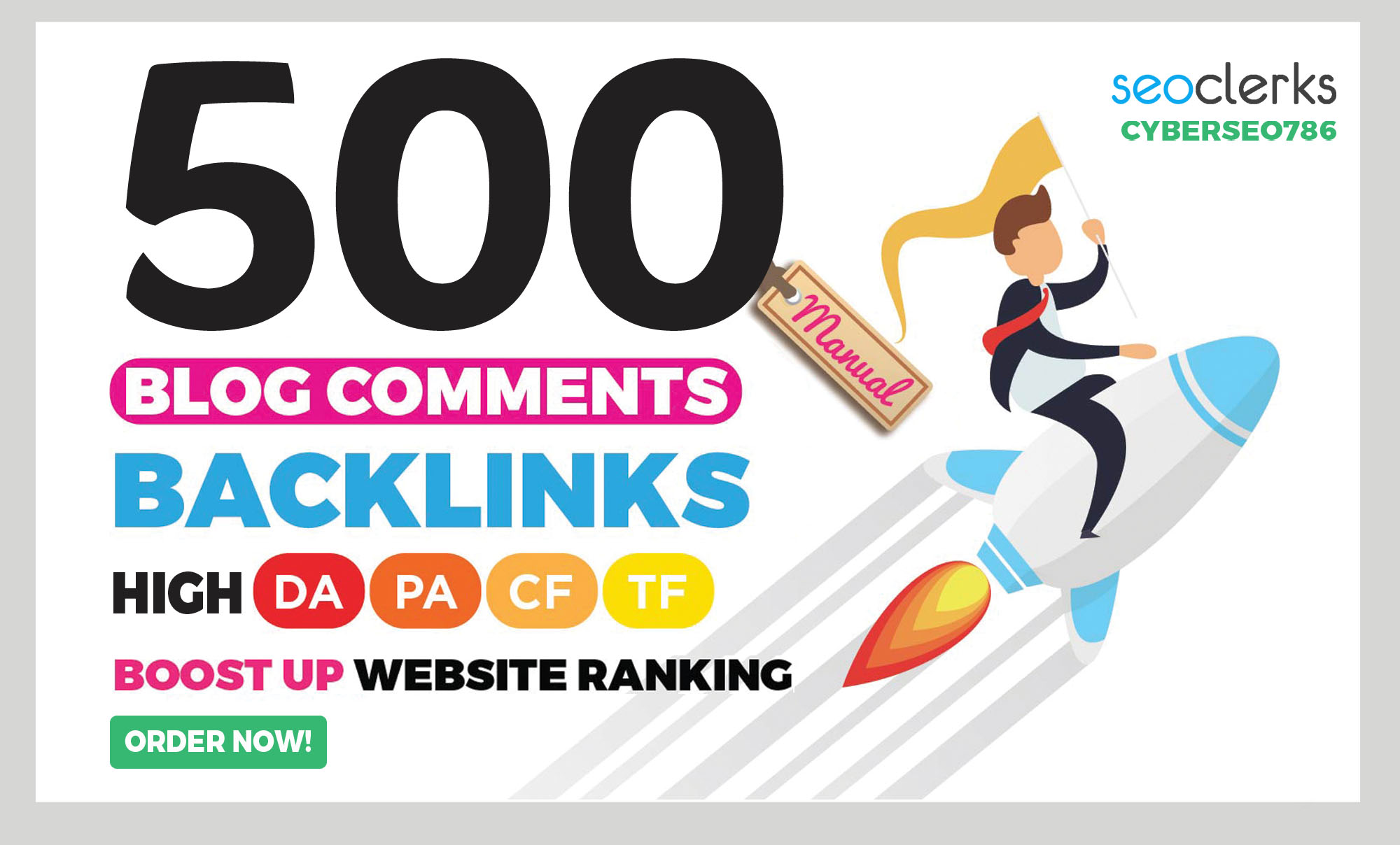 500 high quality seo dofollow manual blog comments backlinks