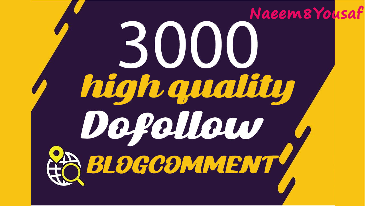 3000 blogs comments provide lists