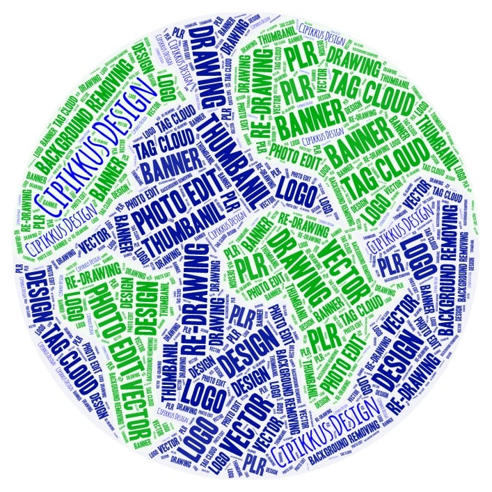 I Will make a unique and perfect Tag Coluds - 2 pieces 