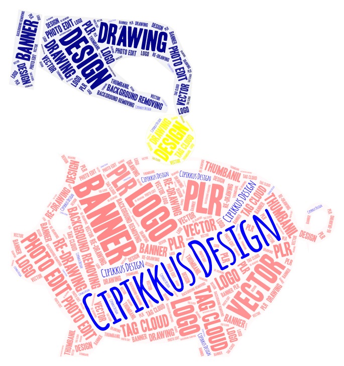 I Will make a unique and perfect Tag Coluds - 2 pieces 