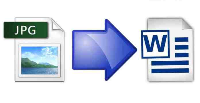 I can do convert JPG to Word file