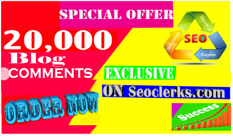 Add 20,000 GSA Blog Comments Backlinks for Google #No1