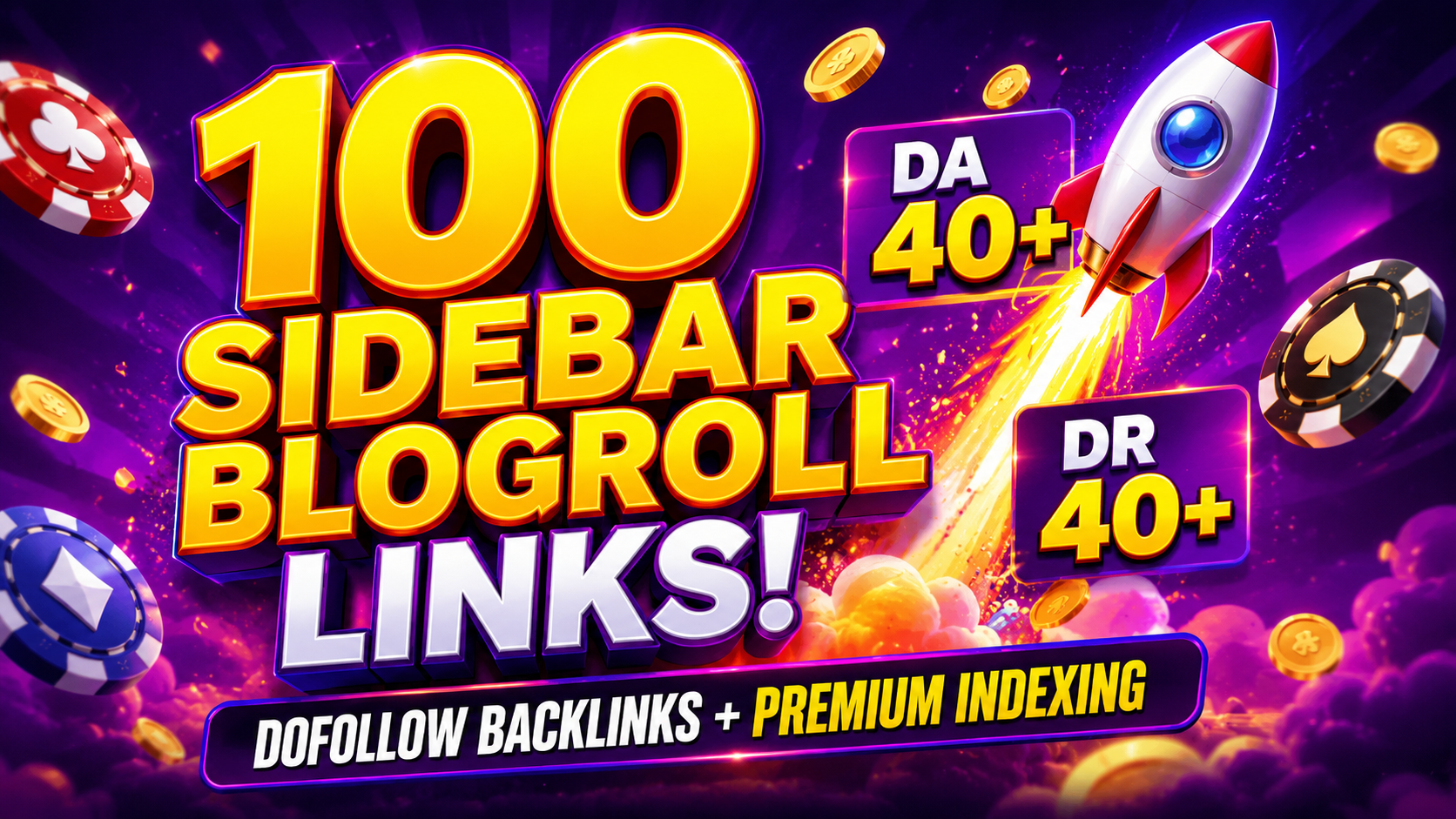 GET 100 DA/DR 50+ Sidebar Blogroll Backlinks from High Authority Sites &ndash; Power-Packed SEO That Works