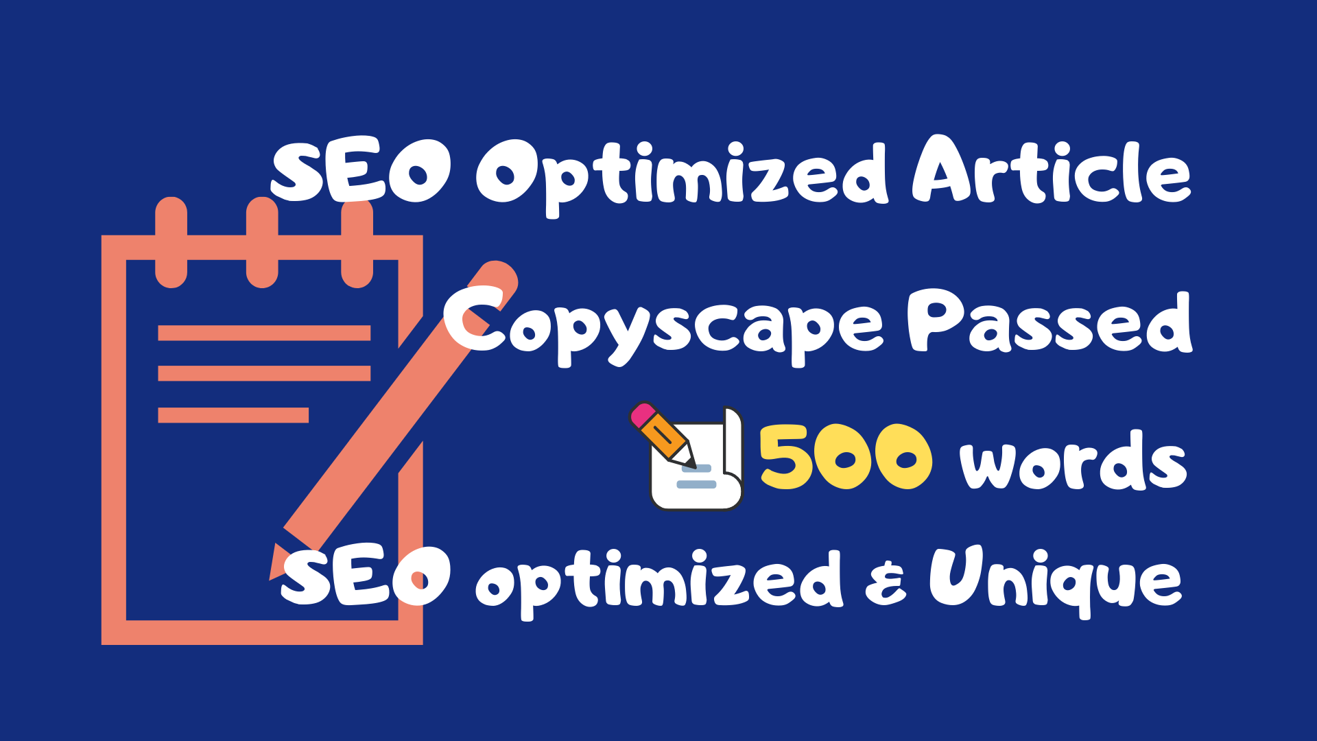 SEO optimized article writing in 24 hours