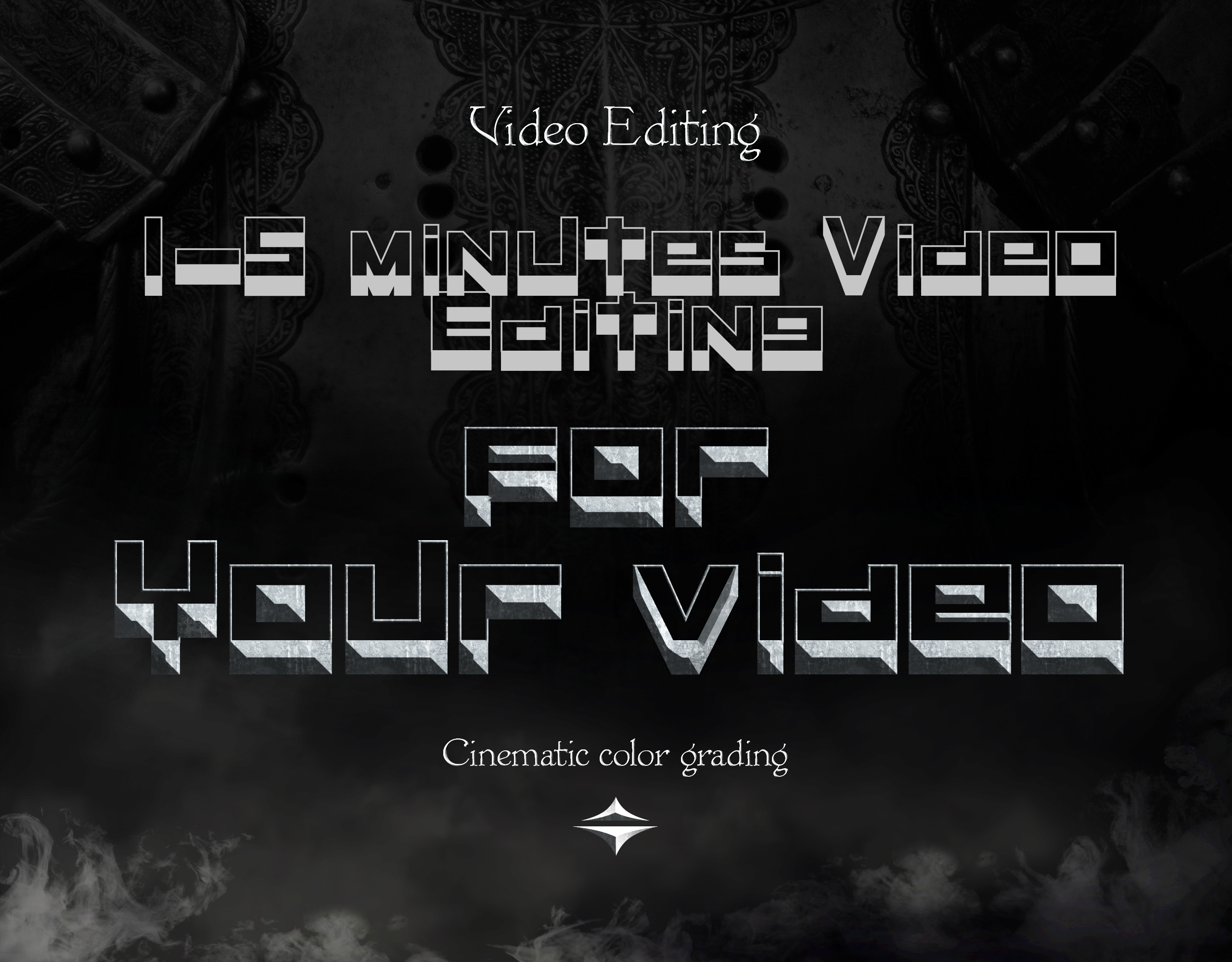 1 to 5 minutes video editing for your requirement 