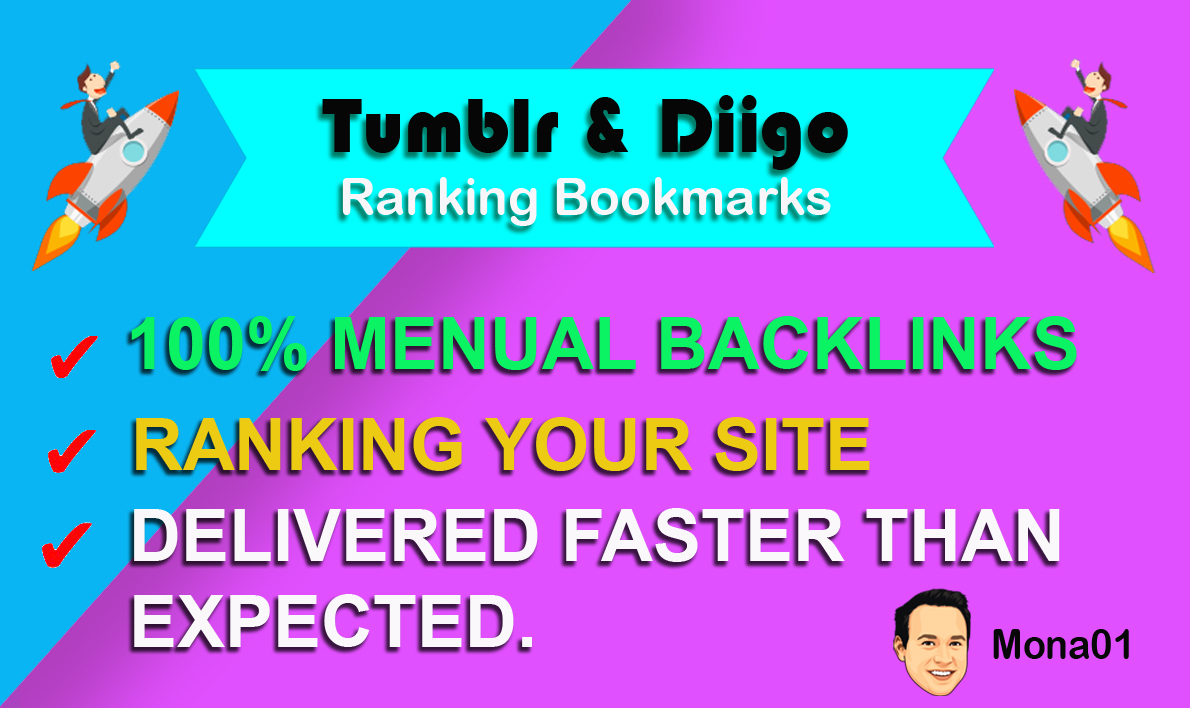 SUPERSTRONG DA97 3 High Quality Backlinks From Reddit with 20+ Tumblr & Diigo Bookmarking