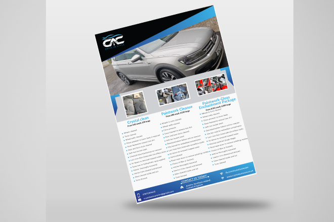 I will design business flyer, brochure, and marketing materials