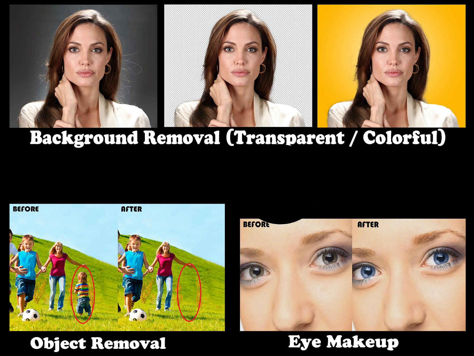 I will do professional image editing, background removal, object replacement and document editing