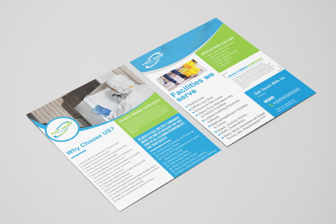 I will design business flyer, brochure, and marketing materials
