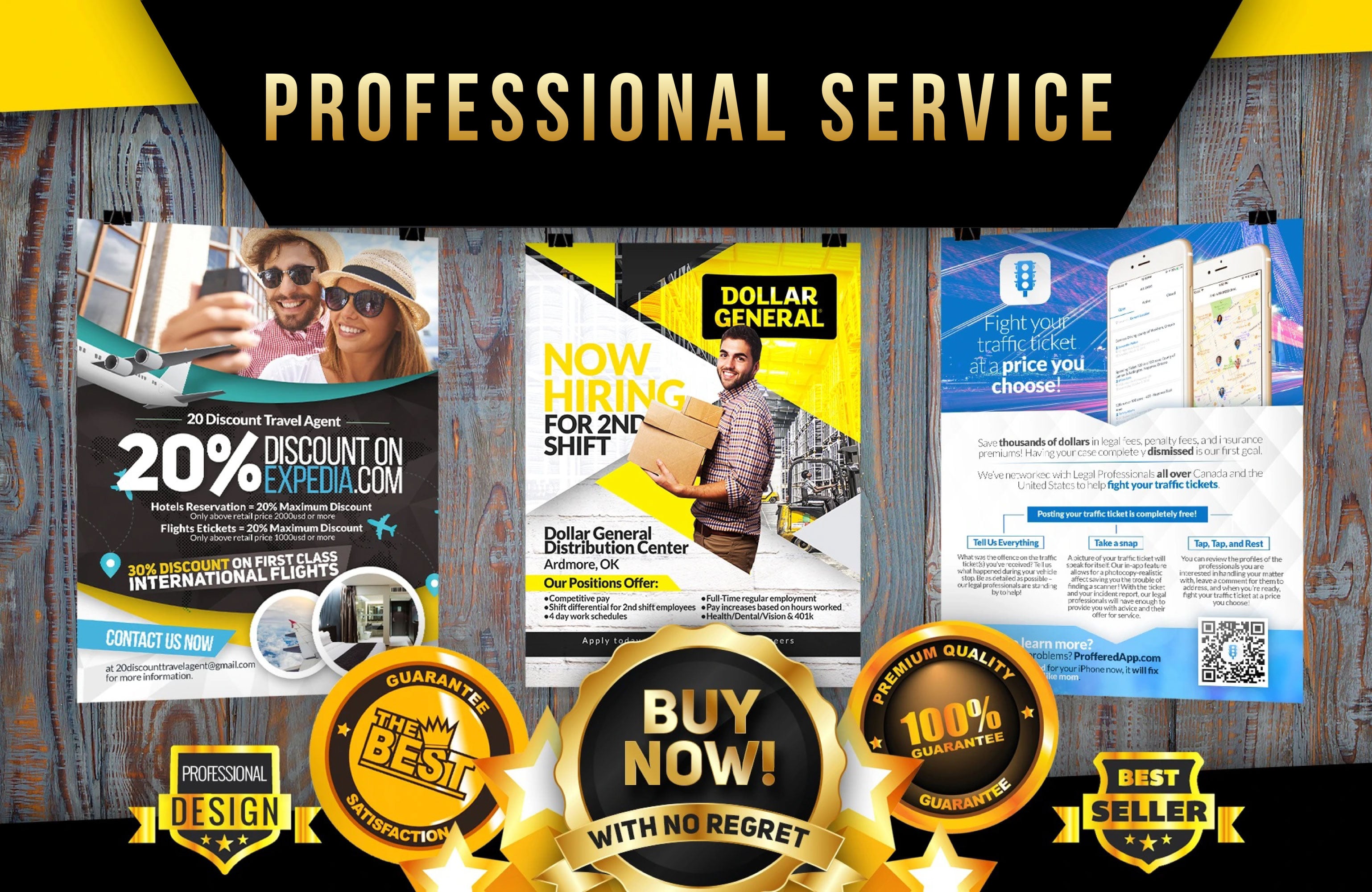 I will design professional flyer/poster/brochure or social media ad 