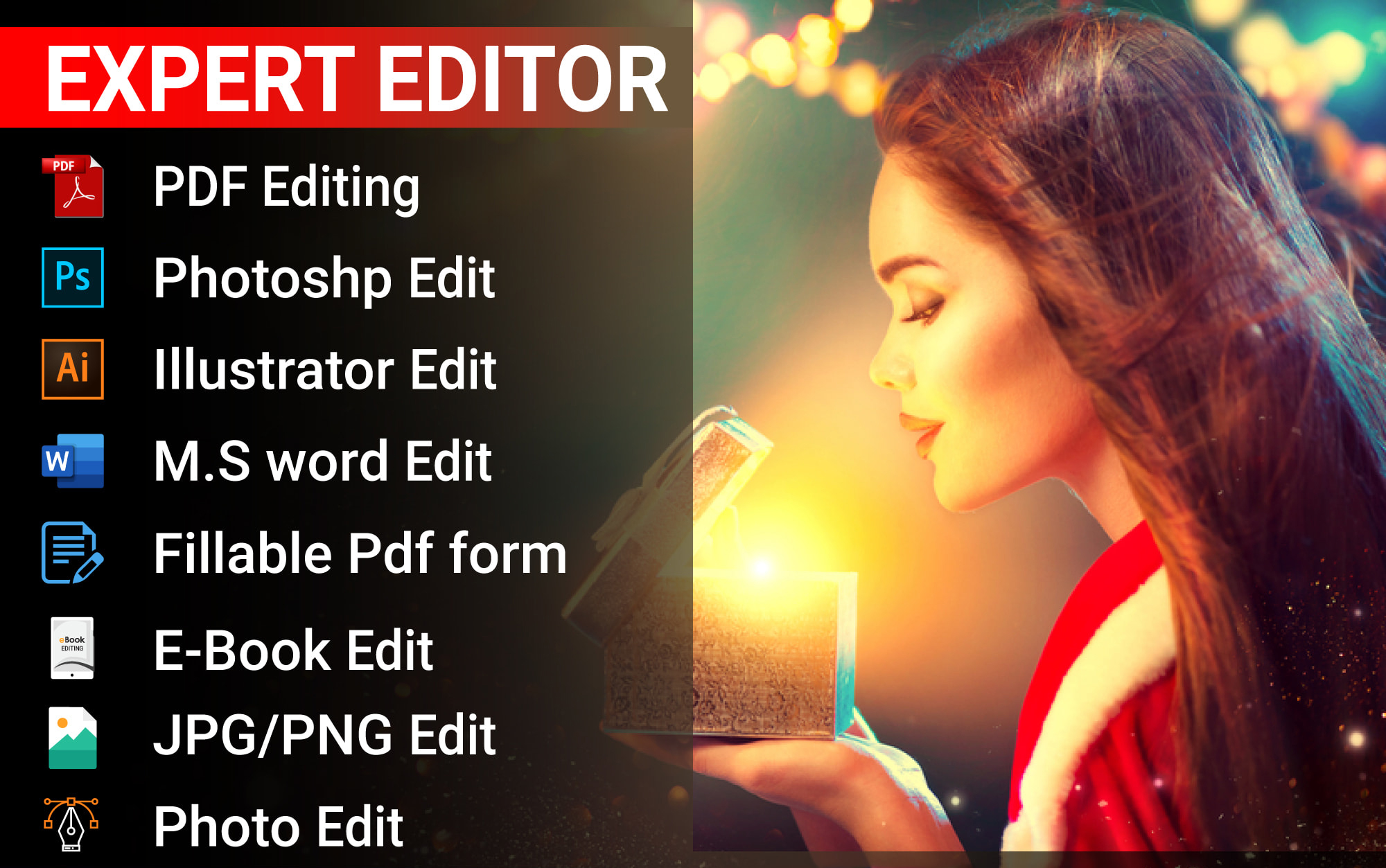 I will do professional image editing, background removal, object replacement and document editing