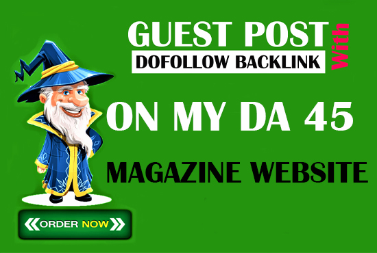 I will give you a high quality SEO article with a backlink from my da 45 website