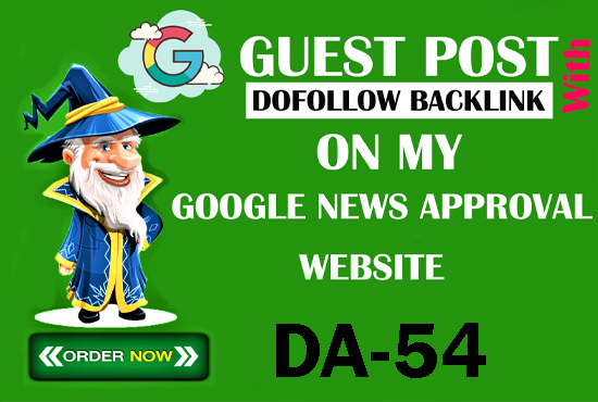 I will provide you google news dofolow backlink on my personal website
