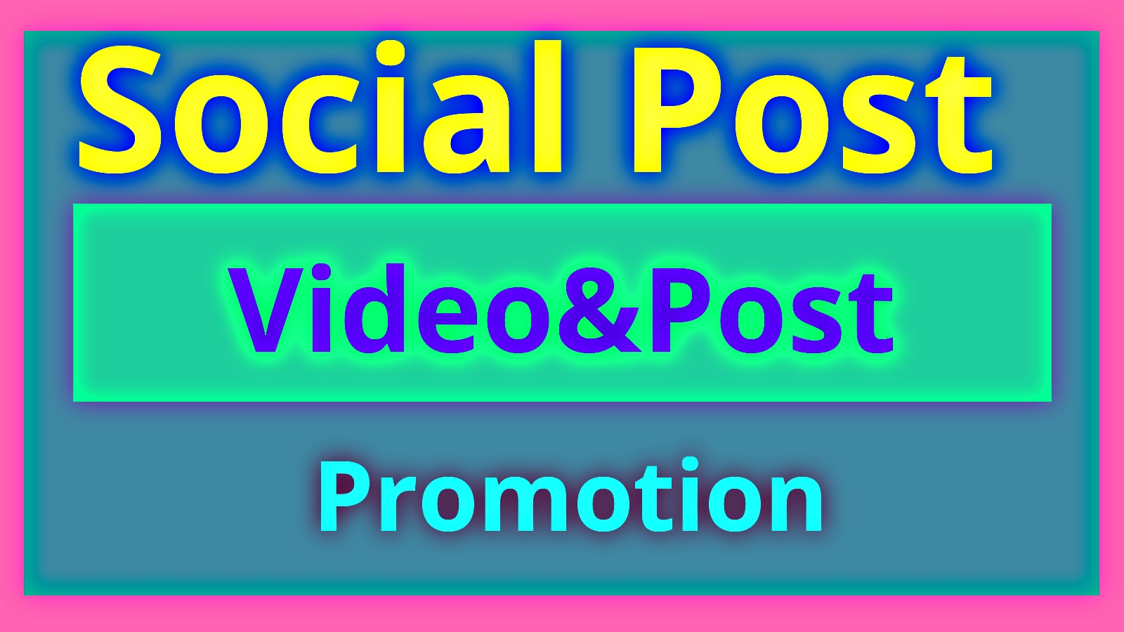 Organic real video and post promotion via worldwide active user