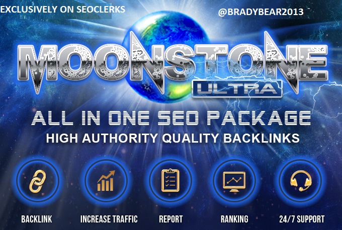 MoonStone Ultra All In One Premium SEO Package for Top Ranking
