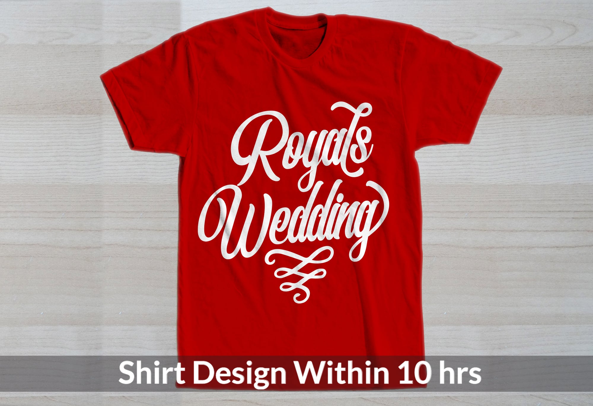 do custom unique typographic tshirt design