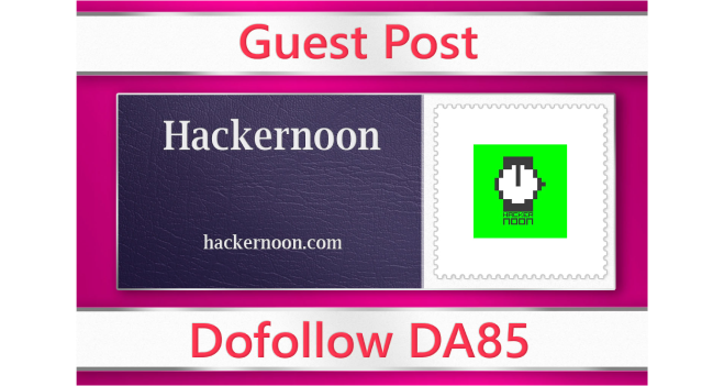 Guest post on Hackernoon - hackernoon.com - DA85