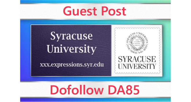 Guest post on Syracuse EDU - .expressions.syr.edu - DA85