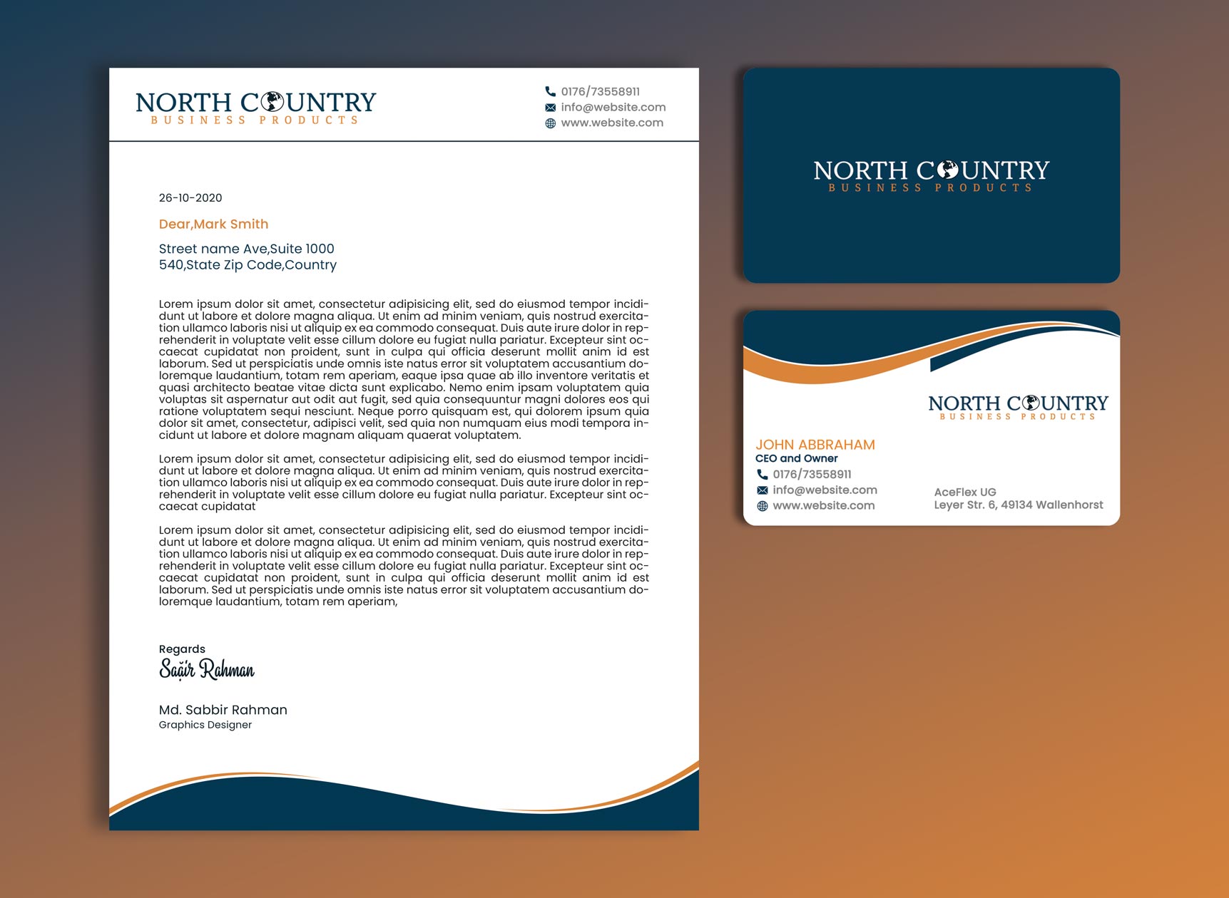 I will design Business card, Letterhead & Stationery items 