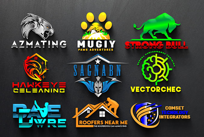 I will do 3d modern minimalist impactful business logo design or redesign