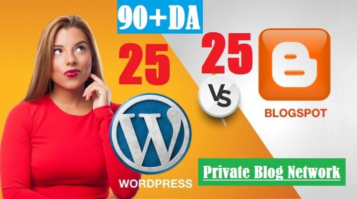 I will Manually Do-50 PBN POSTs Blogger and WordPress 90 High DA-PA