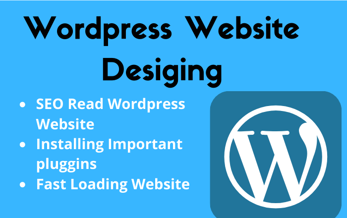 Create A Responsive and SEO Ready WordPress Website design Fast Delivery and lifetime support