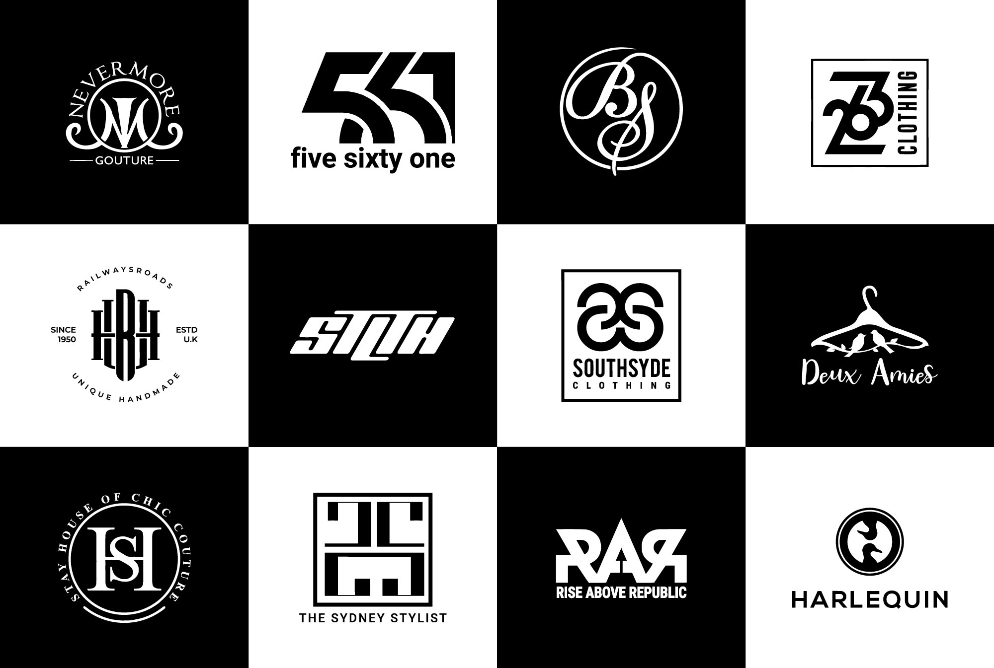 Design modern fashion luxury clothing brand logo 